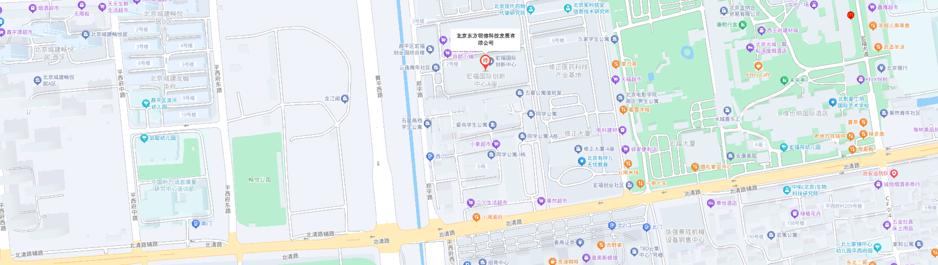 公司地图、地址